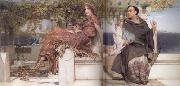 Alma-Tadema, Sir Lawrence, The Conversion of Paula by Saint Jerome (mk23)